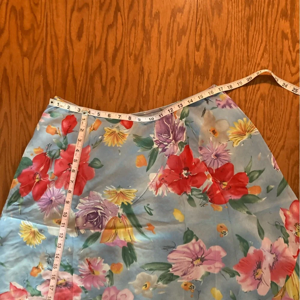 Lauren Ralph Lauren Silk Floral Skirt 14W New With Tags cocktail summer party